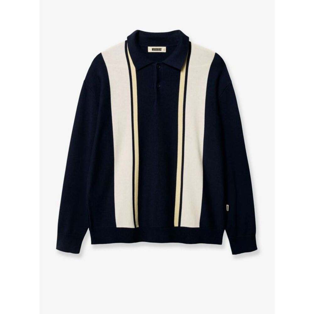 Woodbird Men Wbdom Gran Polo In Cotton With Striped Pattern